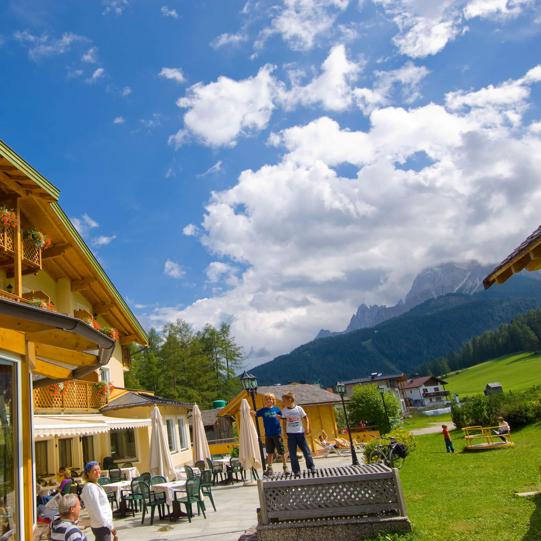 Our sun terrace with a view